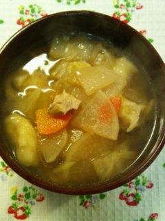 すいとん(熊本のだご汁)-レシピのメイン写真
