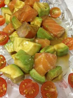 サーモン&アボガドの山葵醤油-レシピのメイン写真