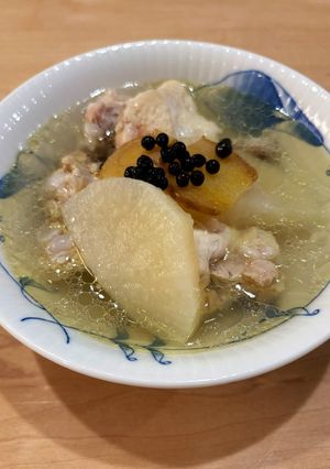 手羽元と大根⭐︎シンプル美肌スープ⭐︎生姜でポカポカ-レシピのメイン写真