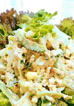 ゴーヤとツナの和風タルタルサラダ♪-レシピのメイン写真