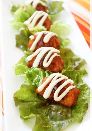 さっくり！もっちり！W蓮根ピリ辛バーグ-レシピのメイン写真
