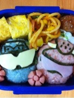 ゴーバスターキャラ弁-レシピのメイン写真
