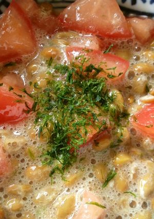 納豆とまと-レシピのメイン写真