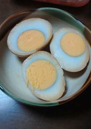 簡単おつまみに(^^)醤油麹の味玉子♪-レシピのメイン写真