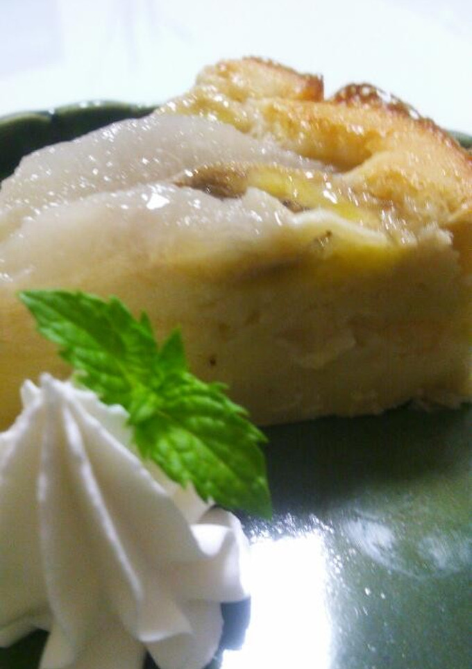 梨とバナナのしっとりケーキ♪-レシピのメイン写真