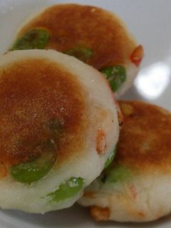 簡単*枝豆と桜海老のはんぺん焼き-レシピのメイン写真