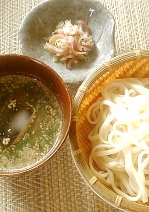 アサイーとごまダレの冷や汁うどん-レシピのメイン写真