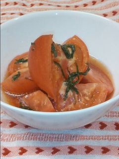 簡単おいしい!トマトの甘酢漬け-レシピのメイン写真
