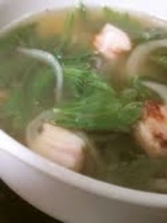 セロリの葉のスープ-レシピのメイン写真