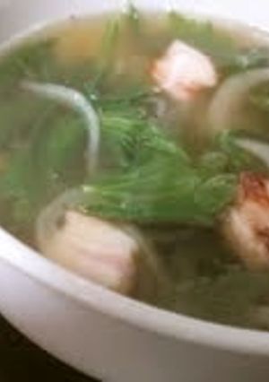セロリの葉のスープ-レシピのメイン写真