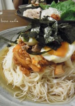 冷やしキムチそうめん-レシピのメイン写真