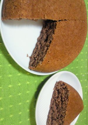 蒸しパンみたいなバナナ入りココアケーキ-レシピのメイン写真