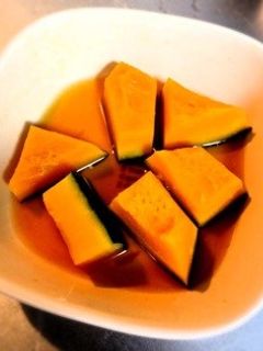 レンジで簡単♪ かぼちゃの煮物-レシピのメイン写真