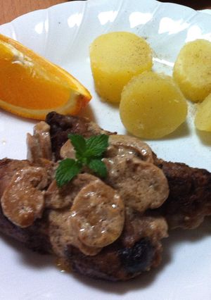 牛肉巻きのきのこサワークリーム煮-レシピのメイン写真