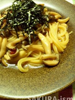 シンプル*きのこの和風スパゲッティ-レシピのメイン写真