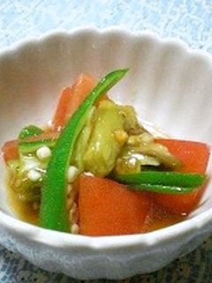 簡単!さっぱり!なす・オクラ・トマト和え-レシピのメイン写真