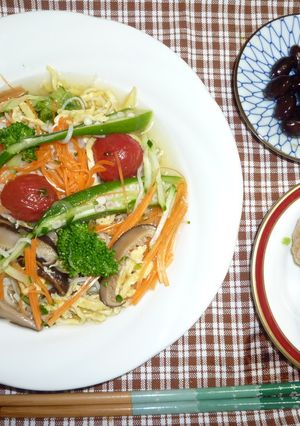 夏にピッタリ！彩り冷やし素麺-レシピのメイン写真