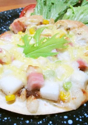トルティーヤピザ(醤油麹風味)-レシピのメイン写真