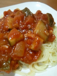 野菜たっぷりトマトソースの冷製パスタ-レシピのメイン写真