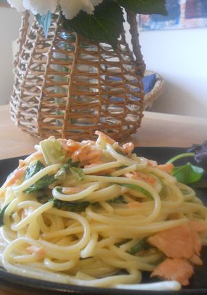 スモークサーモンのクリームパスタ☆-レシピのメイン写真