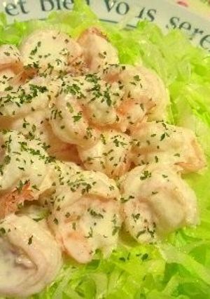 *ヘルシー海老マヨサラダ*-レシピのメイン写真