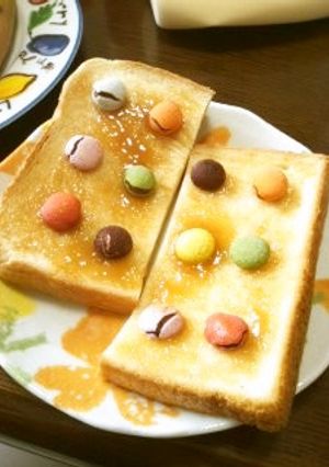 息子考案〜マーブルチョコ●トースト○-レシピのメイン写真