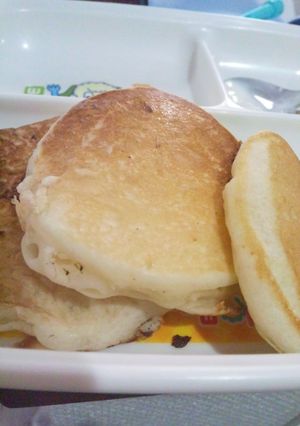 簡単☆厚めでもっちり☆ホットケーキ♪-レシピのメイン写真