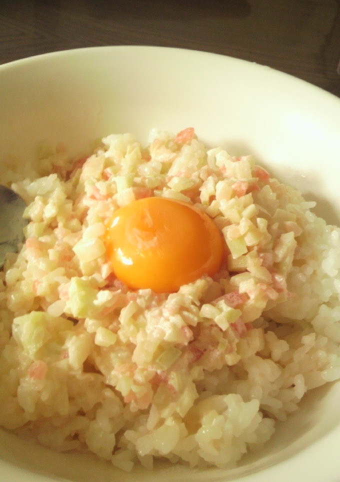 スイカの皮の漬物@丼ぶりアレンジ-レシピのメイン写真