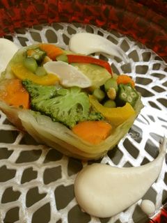 野菜と帆立貝のテリーヌ-レシピのメイン写真