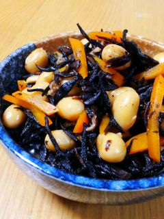 ♥ひじきと大豆の煮物♥ ♡甘め具沢山♡-レシピのメイン写真