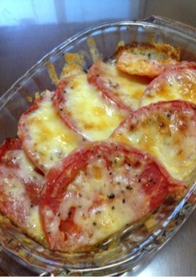 簡単！トマトのチーズ焼き-レシピのメイン写真
