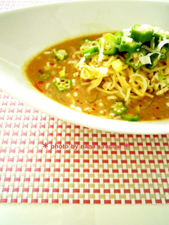 オクラとねぎの冷やし坦々麺-レシピのメイン写真