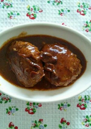 煮込みハンバーグ♪-レシピのメイン写真