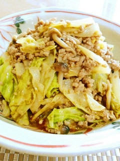 簡単☆あっさり和風麻婆キャベツ♪-レシピのメイン写真