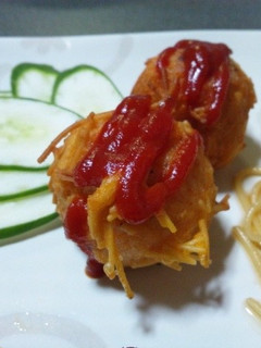 残ったご飯で、簡単!ライスボール。-レシピのメイン写真