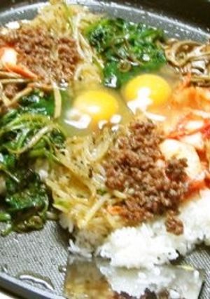 お手軽♪ホットプレートでビビンバ！！-レシピのメイン写真