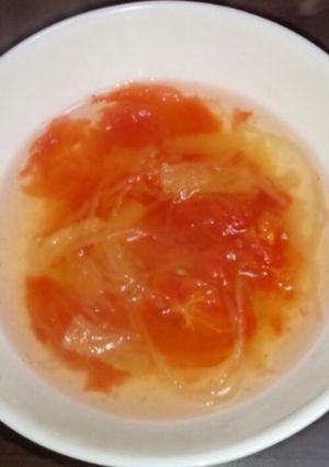 トマトとそうめん南瓜のさっぱり夏スープ☆-レシピのメイン写真