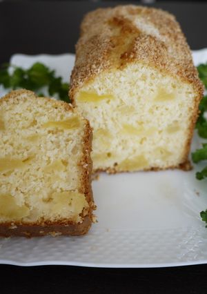 ノンオイルココナッツ&パイナップルケーキ-レシピのメイン写真