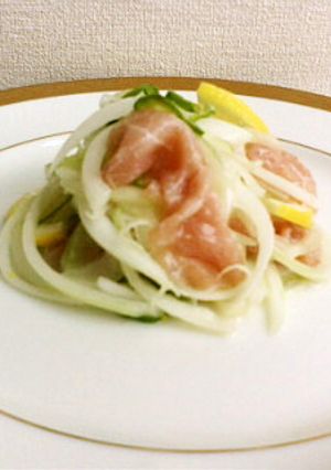 生ハムと玉ねぎのマリネ-レシピのメイン写真