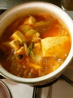 辛さ控えめ◇涼しい味のキムチチゲ◇-レシピのメイン写真