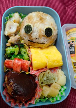 アメフクラガエル弁当☆かえるキャラ弁-レシピのメイン写真