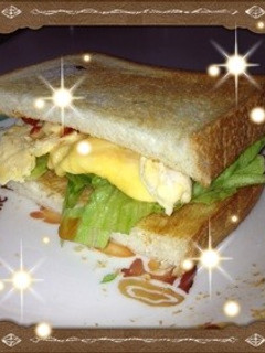 朝食に!ふわふわ卵のトーストサンド♪-レシピのメイン写真