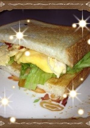 朝食に！ふわふわ卵のトーストサンド♪-レシピのメイン写真