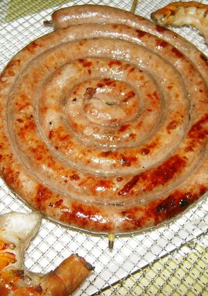 BBQで　うずまきウインナー-レシピのメイン写真