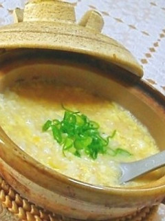 超簡単!ホッカホカで優しく美味な卵雑炊-レシピのメイン写真