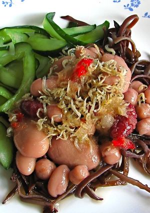 きくらげ，きゅうりとミックス豆のサラダ-レシピのメイン写真