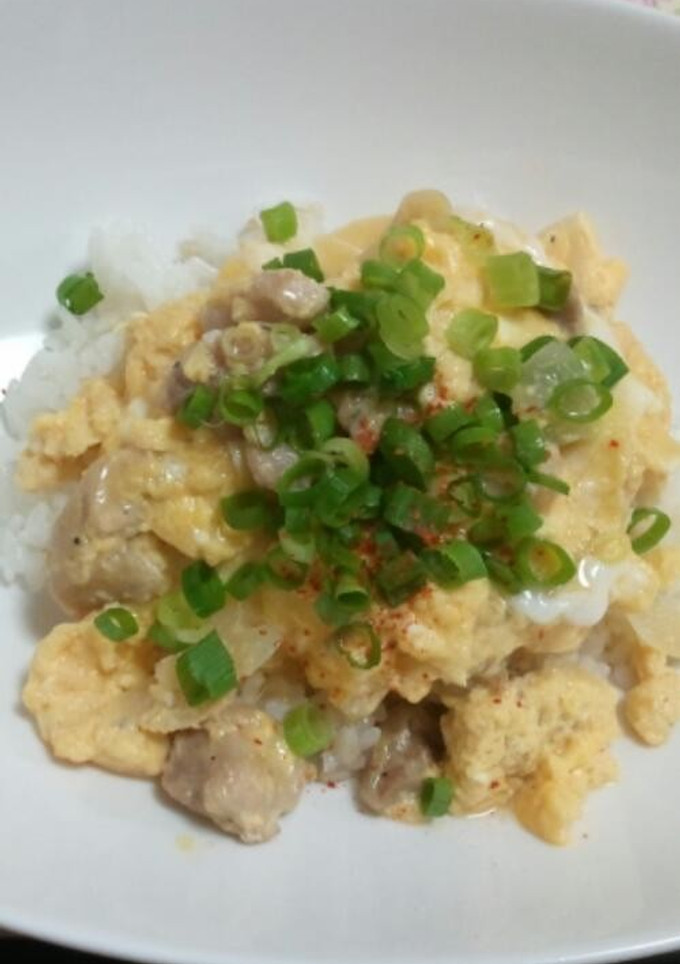 我が家の親子丼☆めんつゆ仕立て☆-レシピのメイン写真