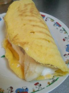 バナナオムレツケーキ。-レシピのメイン写真