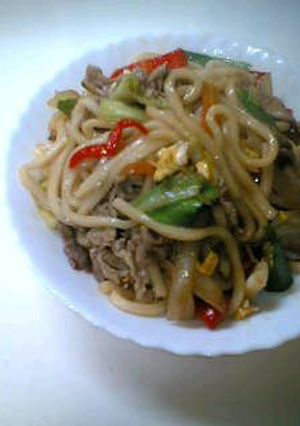 バター醤油な焼きうどん-レシピのメイン写真