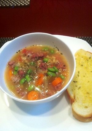 夏ばて解消 大麦ビーフ スープ-レシピのメイン写真